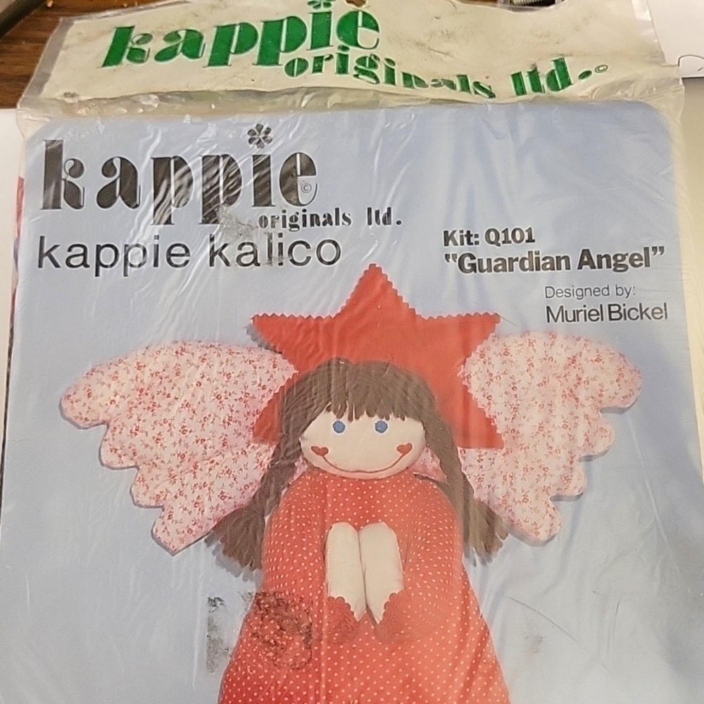 Kappie Originals ltd Kappie Kalico Kit Q101 Guardian Angel Embroidery  Stitch